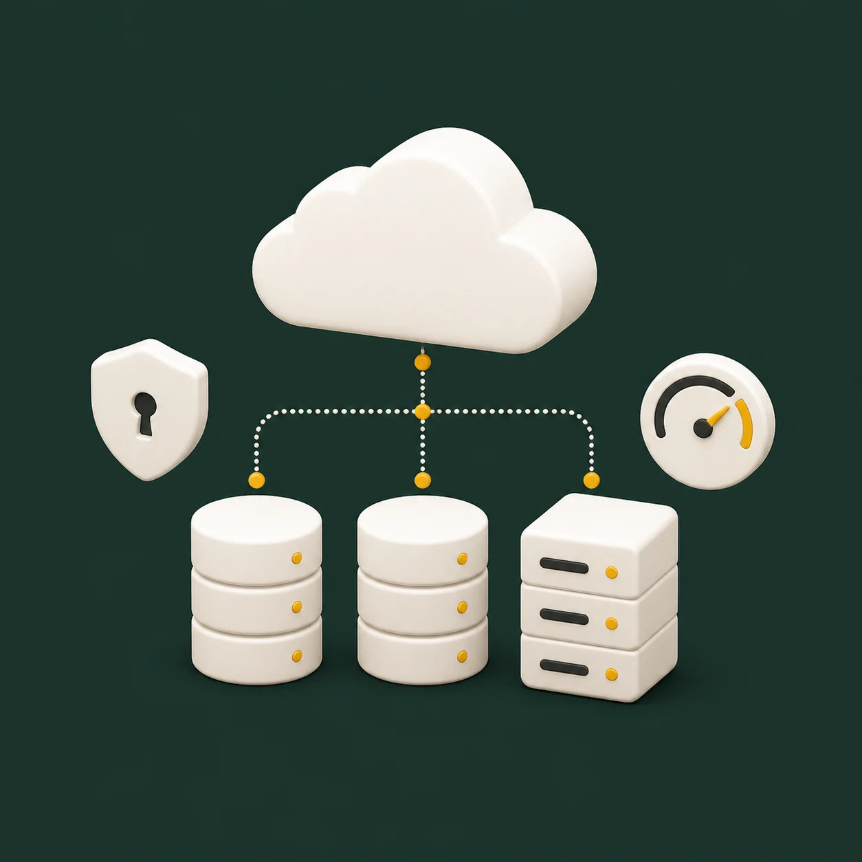 Cloud infrastructure artwork